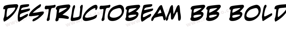 DestructoBeam BB Bold字体转换